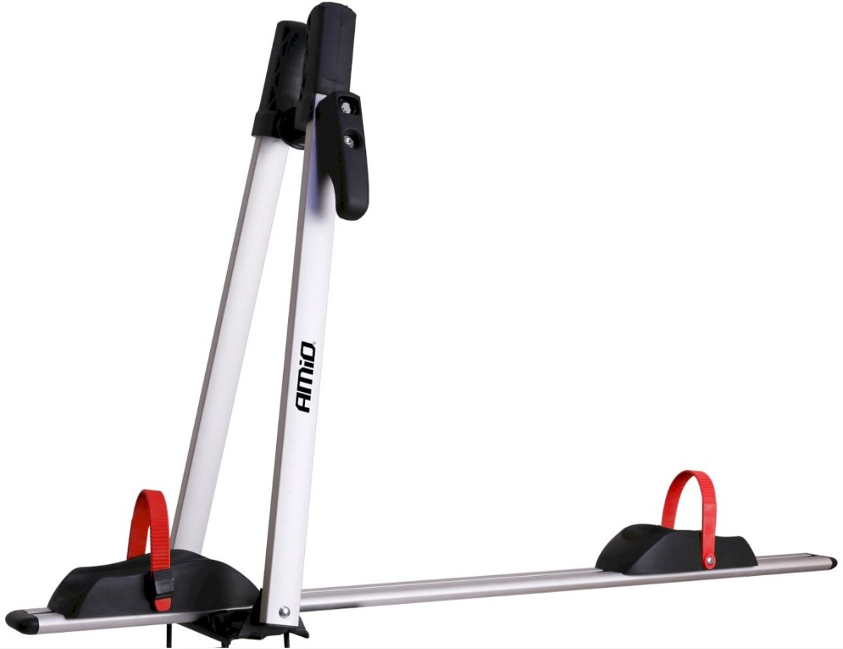 Aluminium fietsendrager voor dakdragers met slot voor 1 fiets