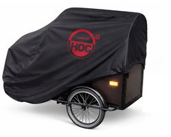 CUHOC Bakfietshoes Redlabel – Waterafstotend 210D Oxford – Geschikt voor Bakfiets met Huif – Hoes tot 230 cm – Beschermhoes tegen Regen, Stof en UV