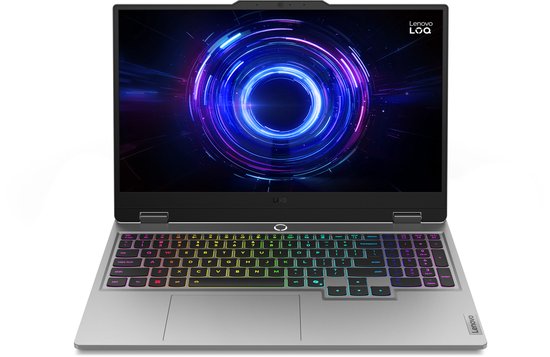 Lenovo LOQ 15IRX10 Intel® Core™ i7 i7-13650HX Laptop 39,6 cm (15.6") Full HD 32 GB DDR5-SDRAM 1 TB SSD NVIDIA GeForce RTX 5070 Wi-Fi 6 (802.11ax) Windows 11 Home Engels Grijs - Lenovo - Hoofdafbeelding