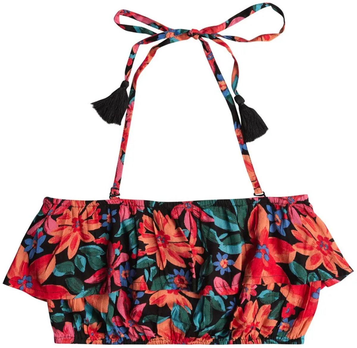 Roxy Golden Tropic P Top Zonder Mouwen Veelkleurig XS Vrouw Antraciet