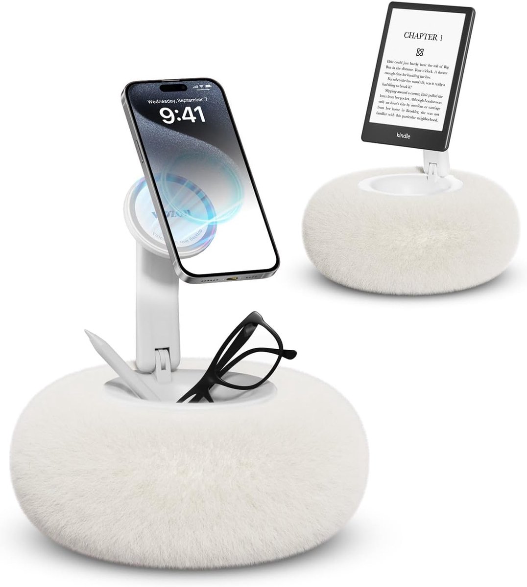 Famanu – Magnetische telefoonhouder voor bed met stabiele zuignap ideaal om te lezen
