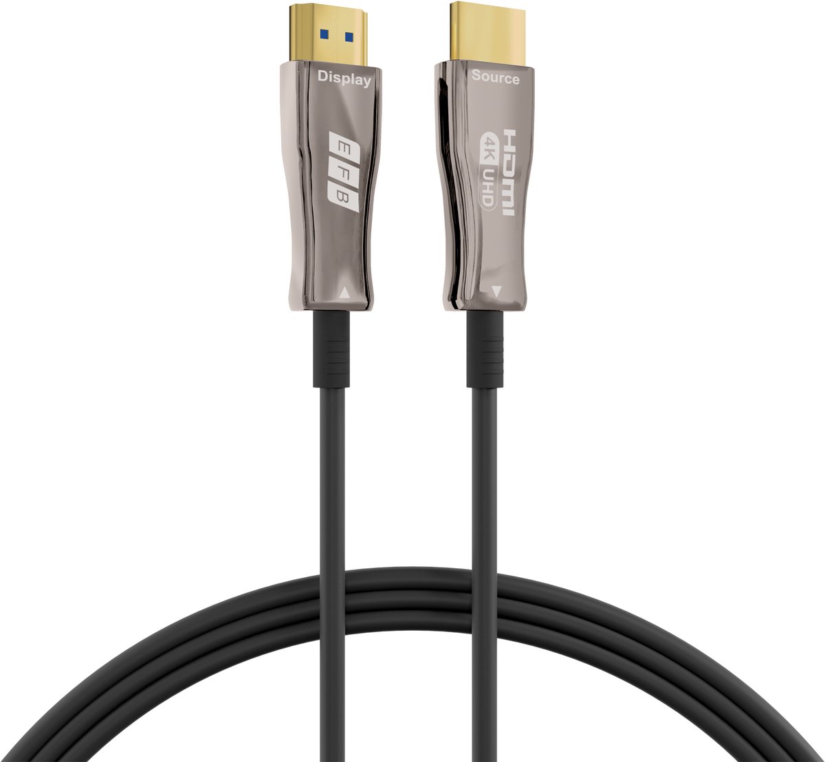 EFB HDMI Glasfaserkabel AOC aktiv 4K60Hz 30m schwarz