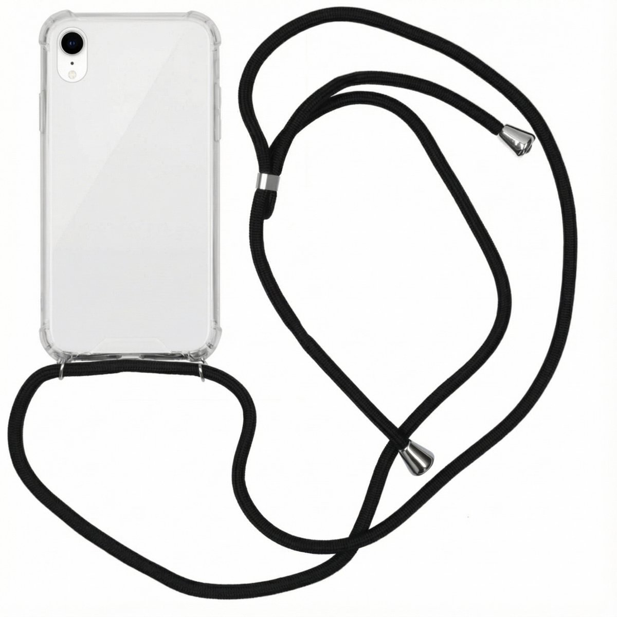 imoshion Hoesje - Geschikt voor Apple iPhone XR - Backcover met koord - Zwart