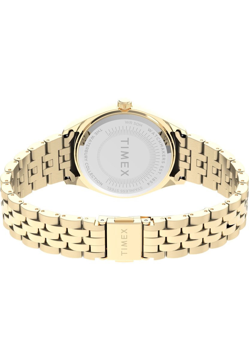 Timex Timex Legacy Boyfriend Waterbury Kwarts Analoog Horloge Gouden Toon Case: 100% Stainless Steel | Armband: 100% Stainless Steel 36 TW2U78500AJ