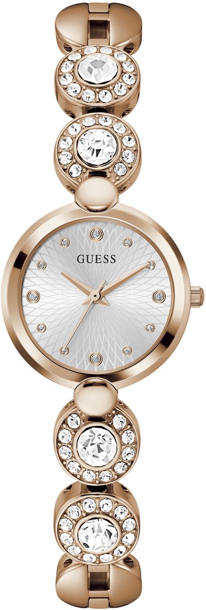 Guess Stardom Kwarts Analoog Horloge Roségouden Toon Case: 100% Recycled Steel | Armband: 100% Recycled Steel 26 GW0757L1, GW0757L2, GW0757L3