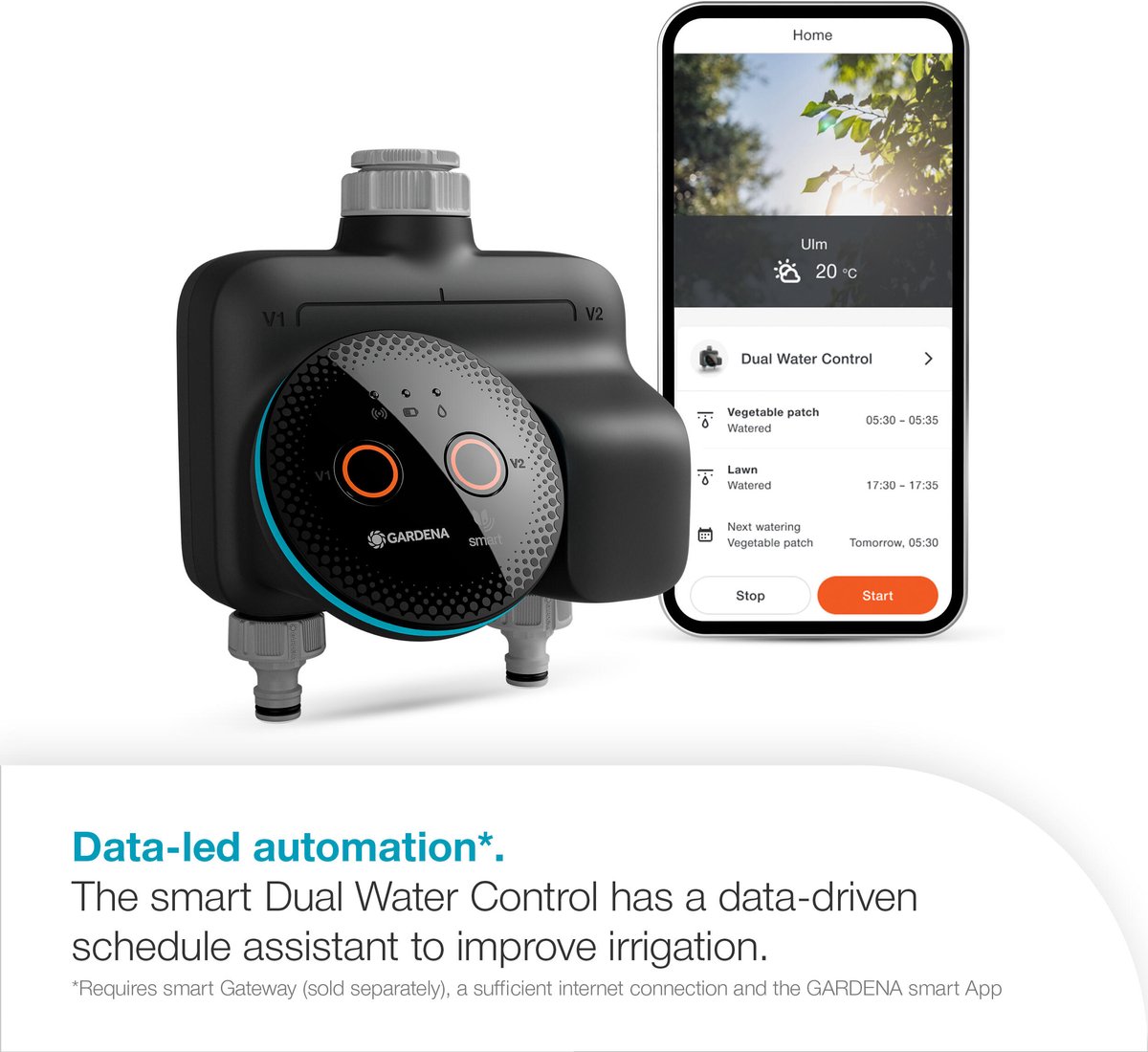 Gardena Smart Dual Water Control, besproeiingscomputer