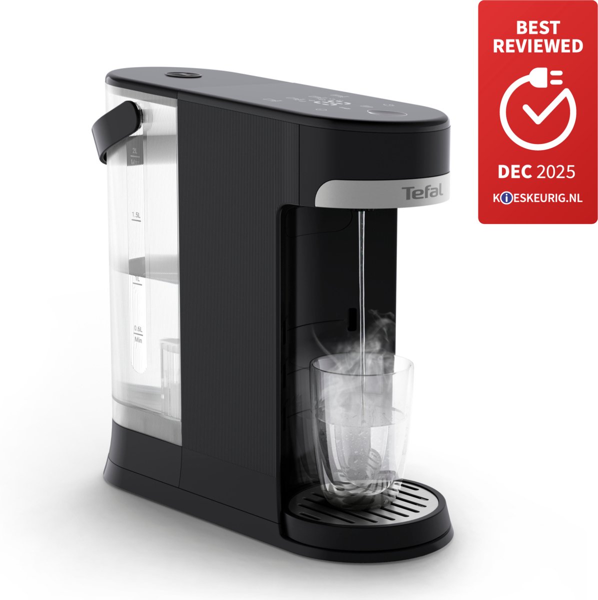 Tefal Instant Hot Water BR3508 - Heetwaterdispenser - Instant Waterkoker - 2L - Instelbare Temperatuur en hoeveeheid - Compact Design — afbeelding 2