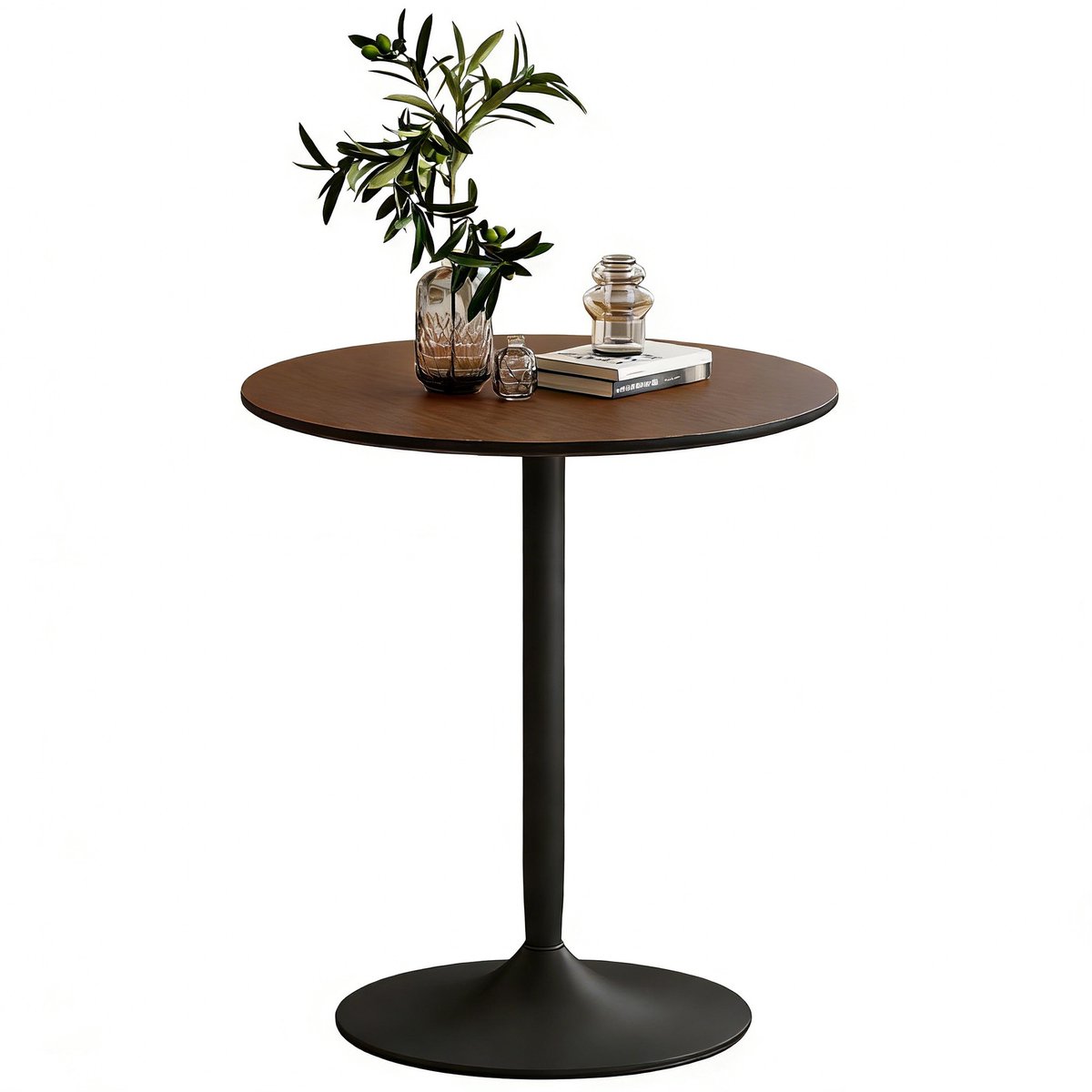 HOMCOM-Eettafel-70x70x75cm-MDF-Bruin
