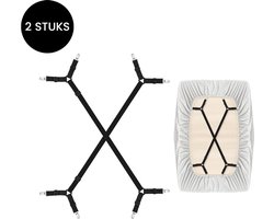 Purepeak Lakenspanners 1 Persoonsbed Set 2 Stuks - Dekbedclips - Dekbedklemmen - Bedbretels