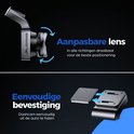 AZDome dashcam met aanpasbare lens en magnetische bevestiging.