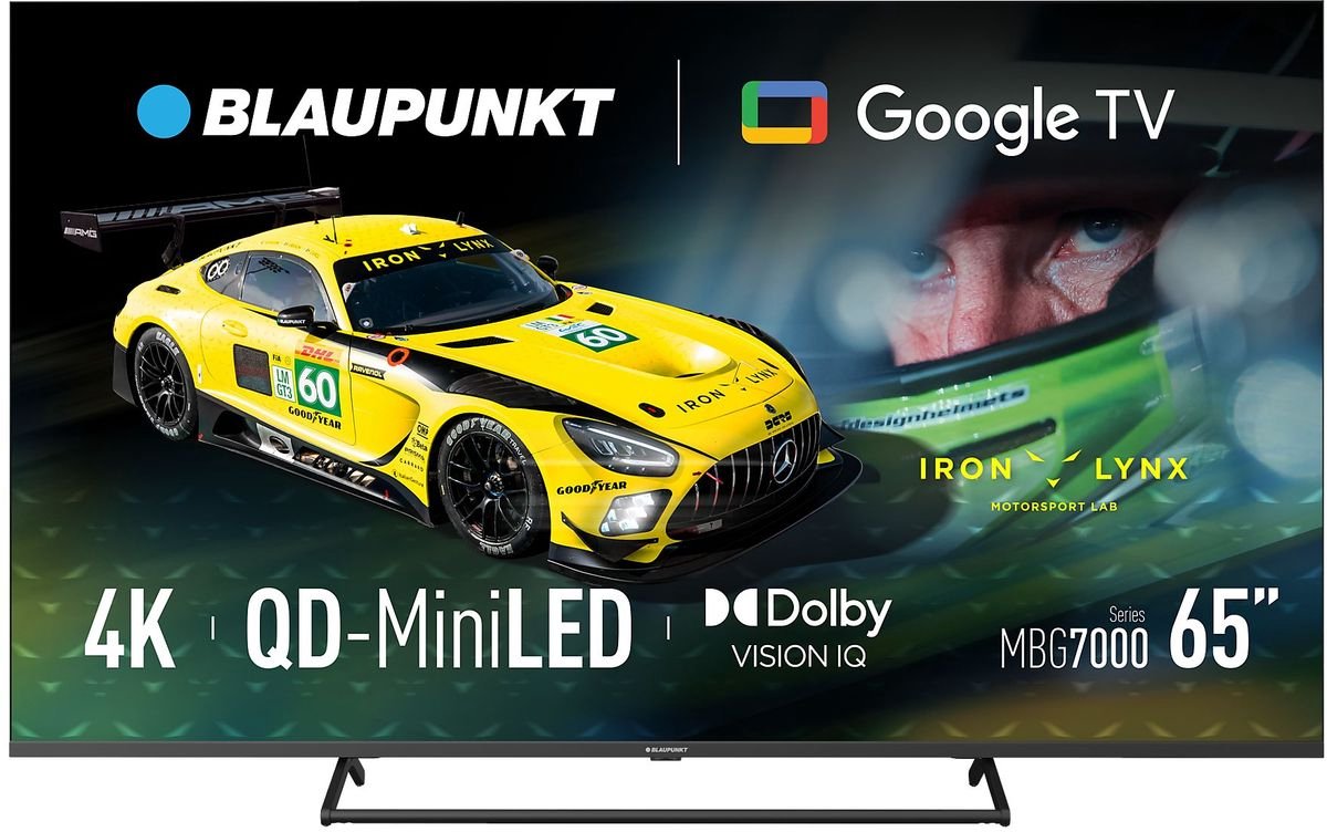 Blaupunkt 65MBG7000S – 65 inch 4K UHD QD Mini-LED TV – Google TV – HDR10 – Dolby Audio
