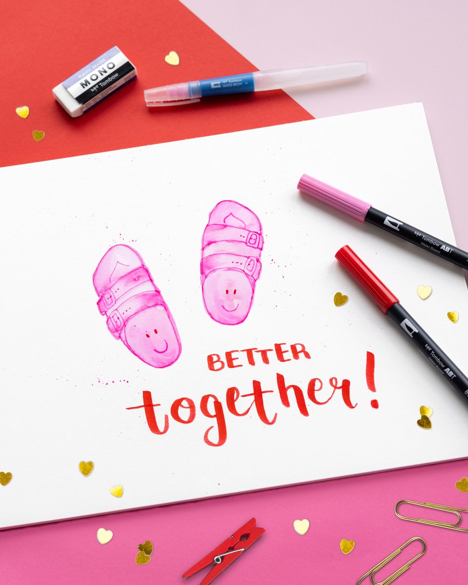Tombow ABT Dual Brush Tekenpennen - Brushpennen - Dermatologisch getest kleuren - Set van 6 stuks — afbeelding 3