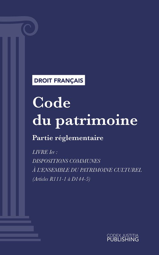 Code du patrimoine - cover