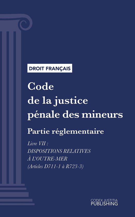 Code de la justice pénale des mineurs - cover