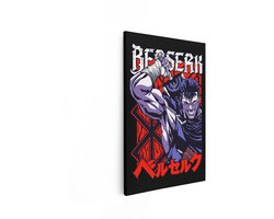 Artaza Canvas Schilderij Berserk - 20x30 cm - Anime Wanddecoratie Guts - Muurdecoratie Jongens Kamer - Schilderijen Op Canvas