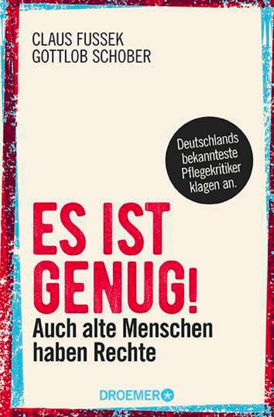 Es ist genug! - cover
