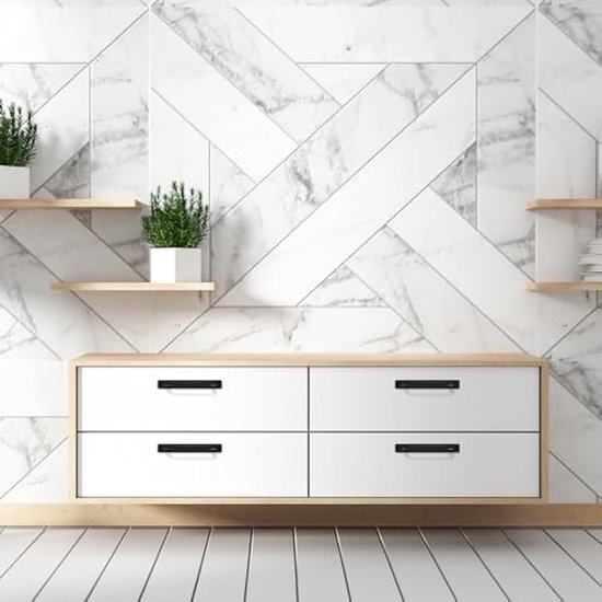 Een Set Van 4 Schuifdeurgrepen, Zwarte Kastgrepen, Met Schroeven Geschikt Voor Kledingkasten Keukens Meubels Tuindeuren En Schuurdeuren