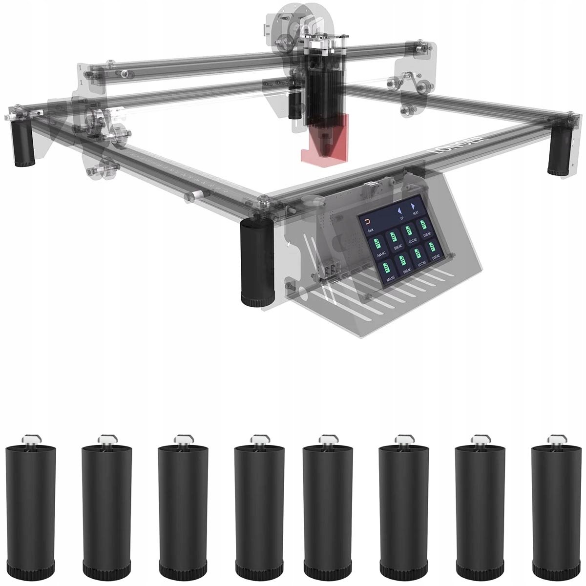LONGER RAY5 Steunpootjes – Set van 4 – Accessoires voor Lasergraveermachine – Stabiel & Duurzaam