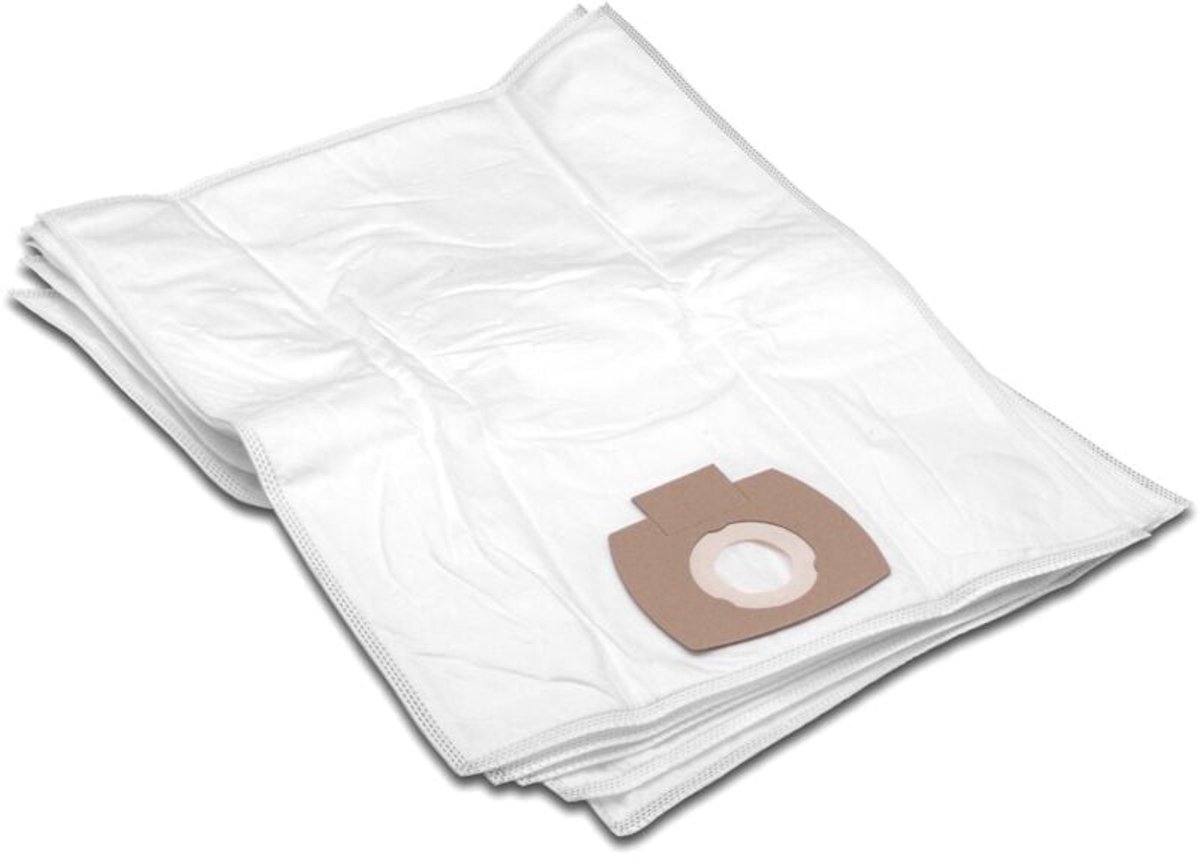Stofzuigerzak Compatibel met 10 zakken met zuigers Makita 446L VC2010L VC2021L VC2511 VC2512L VC3011L - Microvezel non tissée Blanc