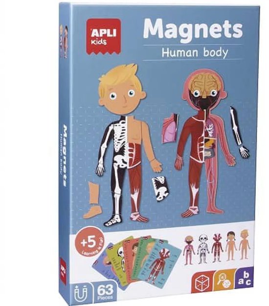 APLI Kids - Het menselijk lichaam magneetspel
