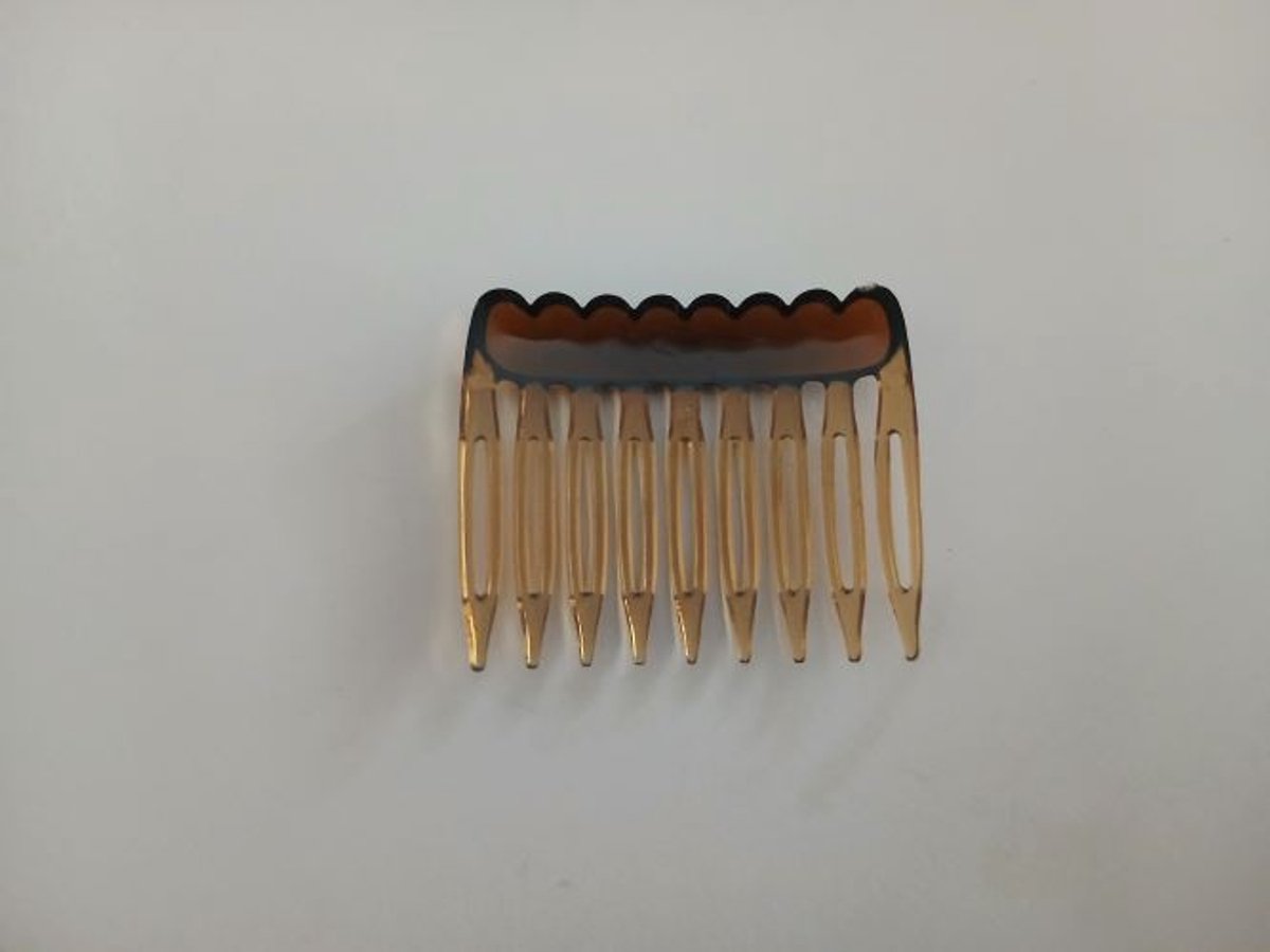 Le Sjalerie Dames Meisje Zijkam Mini Bruin