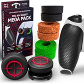 ProFPS Mega Pack adapté pour PlayStation 5 (PS5) - Accessoires de jeu eSports - Anneaux de précision + Joysticks de performance mixtes + Poignées de contrôleur