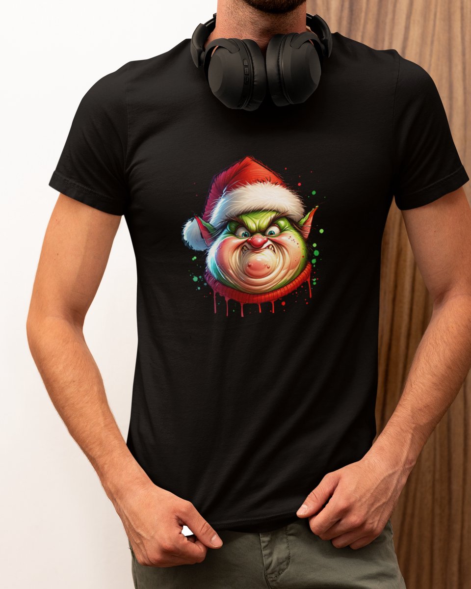 Merry Grumpmas - Kerst T-shirt Zwart - Grappig T-shirt - Maat XXL - Kerst Cadeau Mannen - Limited Edition