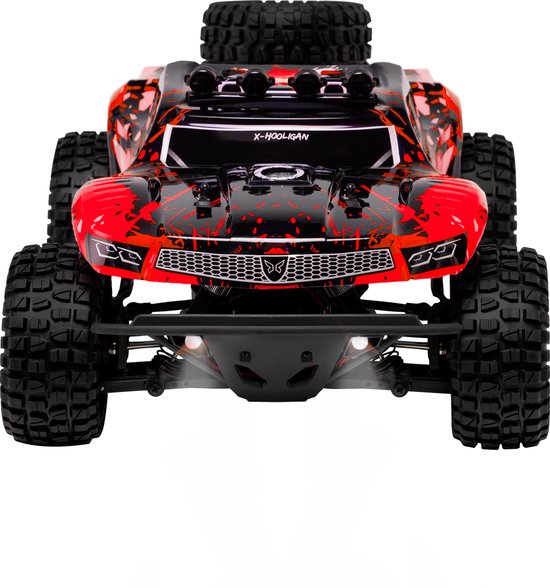 Carrosserie Overmax X-Hooligan – Carrosserie RC Auto – Capot de remplacement pour X-Hooligan – Accessoire pour Monster Truck RC – Nieuwe Look – Durable et léger – Montage facile – Personnalisez votre RC – Design pour course tout-terrain et cascades
