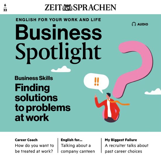 Business-Englisch lernen Audio - Problemlösungen am Arbeits ... - cover