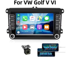 Android 13 Auto Head Unit for VW Golf V & Golf VI | 7 Inch Display, 2+32G, GPS Navigatie, Draadloos CarPlay en Wifi Connectiviteit