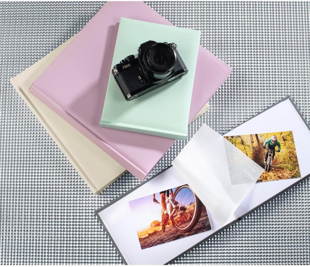 Candala fotoalbum met harde kaft – 30x30 cm, 80 pagina – luxe album voor je mooiste herinneringen