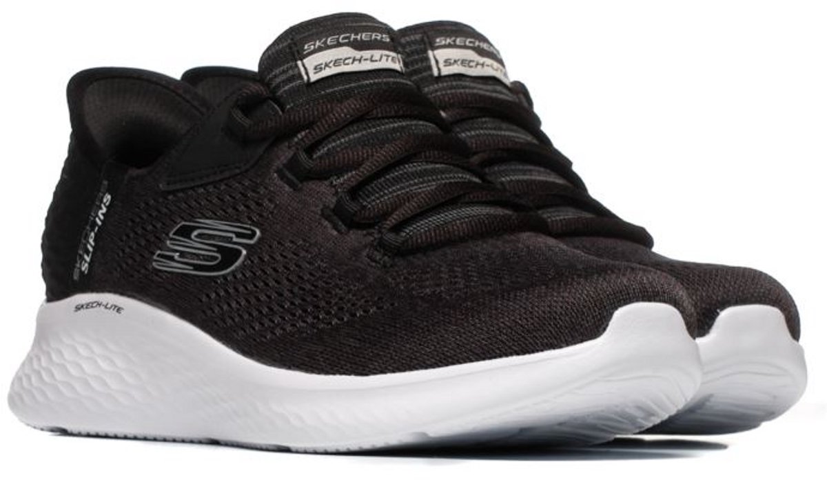 Skechers Dames Slip-On Sneaker Skech-Lite Pro - Zwart