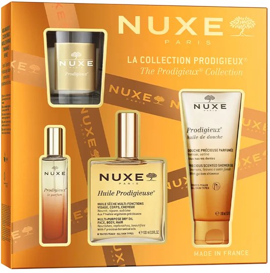 Nuxe The Prodigieux® Collection | 100 ml + 100 ml + 60 gr + 15 ml | Set 4 st