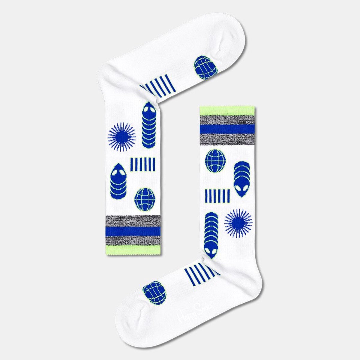 Happy Socks - Space Creatures Crew Sock - unisex - Sokken