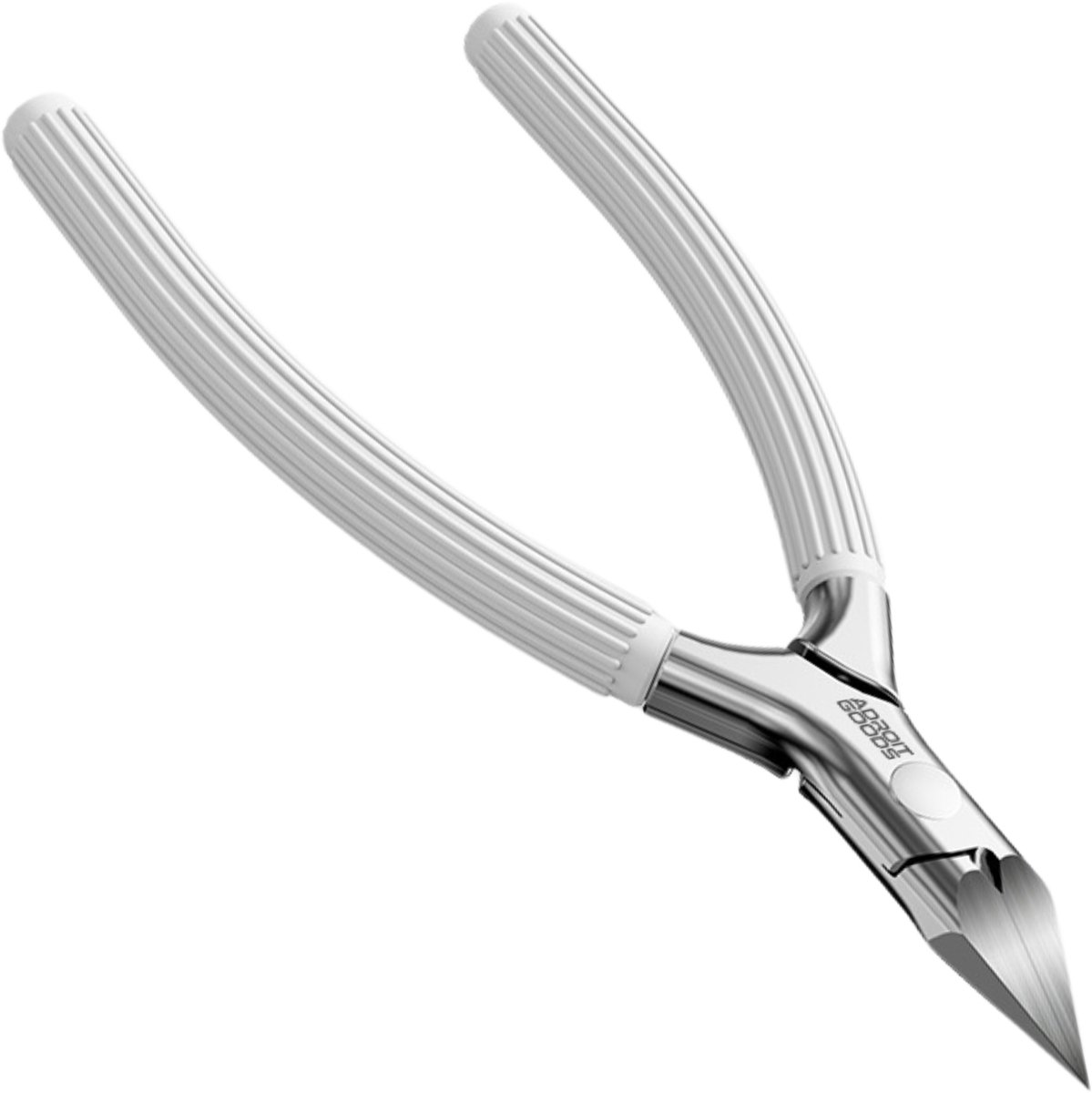 AdroitGoods 16° Rechte Precisie Nagelknippe - Professionele Nagelverzorging - Nagelknipper - Wit