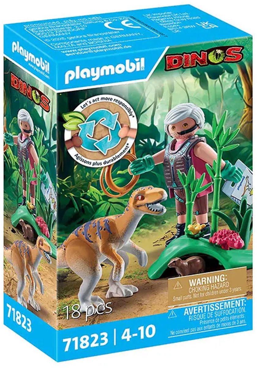 PLAYMOBIL Dinos Velociraptor 71823 — afbeelding 13