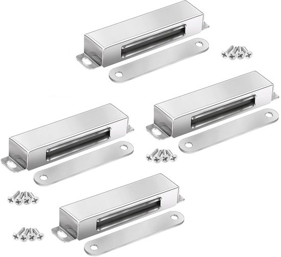 Magneet Rvs Magneetsnapper - Deurmagneet - 4 Stuks - RVS - Magneetslot baby ...