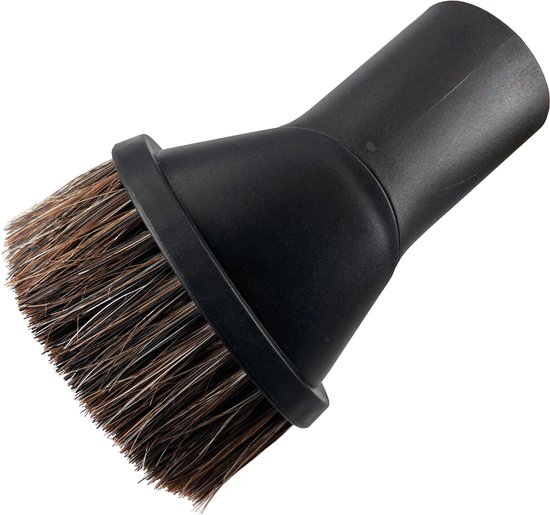 PARTS4® stofzuiger plumeau met natuurhaarborstel ø 35 mm | Incl. reduceer ringen naar ø 32 mm of ø 30 mm | Universeel: past bijna altijd op ronde buizen | O.a. geschikt voor AEG, Bosch, Electrolux, Miele, Nilfisk, Numatic, Rowenta, Samsung en meer