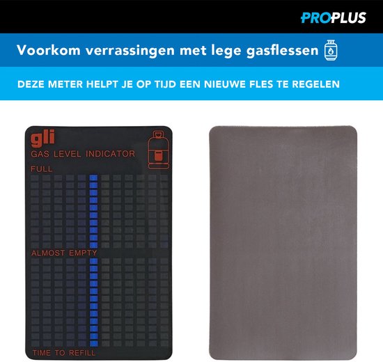 ProPlus Gasniveau Indicator - Magnetisch - Voor Gasfles van Merkloos — afbeelding 2