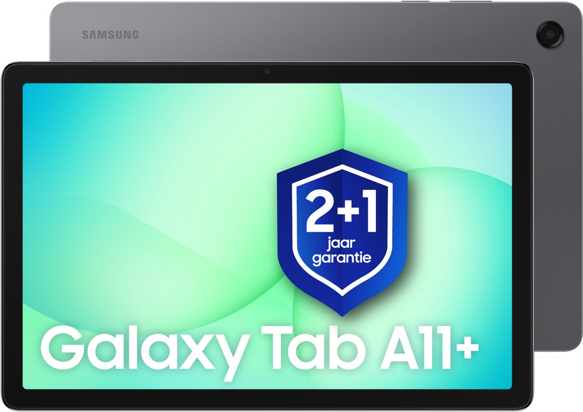 Samsung Galaxy Tab A11 Plus - Wi-Fi - 256GB - Gray + 1 jaar extra garantie — afbeelding 1
