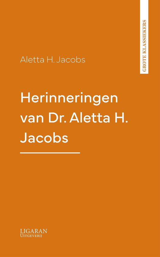 Herinneringen van Dr. Aletta H. Jacobs - cover