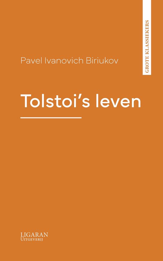 Tolstoi's leven - cover