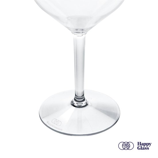 HappyGlass Lady Abigail plastic wijnglazen - Set van 4 kunststof herbruikbare wijnglazen - 47cl - Transparant - BPA-vrij Tritan van HappyGlass — afbeelding 5