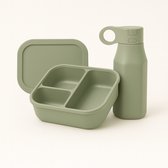 Set de tasses à déjeuner et à boire en Siliconen Velini - Vert - Durable et réutilisable