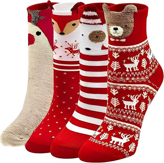 Niofind Lot de 6 paires de chaussettes de Noël pour homme et femme - Unisexe - Colorées et élégantes - Motif amusant - 39-45 - Cadeaux de Noël, Couleur 2, 6-11 Niofind Lot de 6 paires de chaussettes de Noël pour homme et femme - Unisexe - Colorées et élégantes - Motif amusant - 39-45 - Cadeaux de Noël, Couleur 2, 6-11