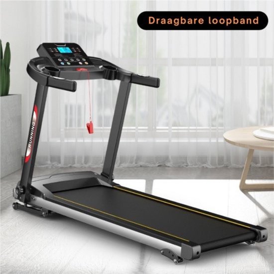 Livista Opvouwbare Loopband 12 km/u Zwart - Livista - €219,99