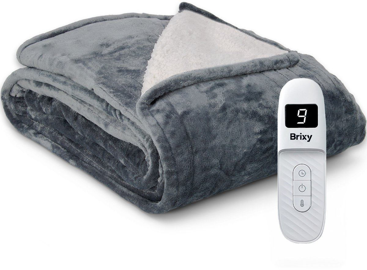 Brixy Elektrische Deken - Warmtedeken - 2-Persoons - 180 x - Brixy - €43,95