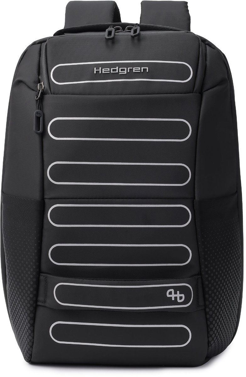 Hedgren Handle M P Rugzak 15,6 inch met 2 compartimenten en RFID-bescherming – Middelgroot – Zwart