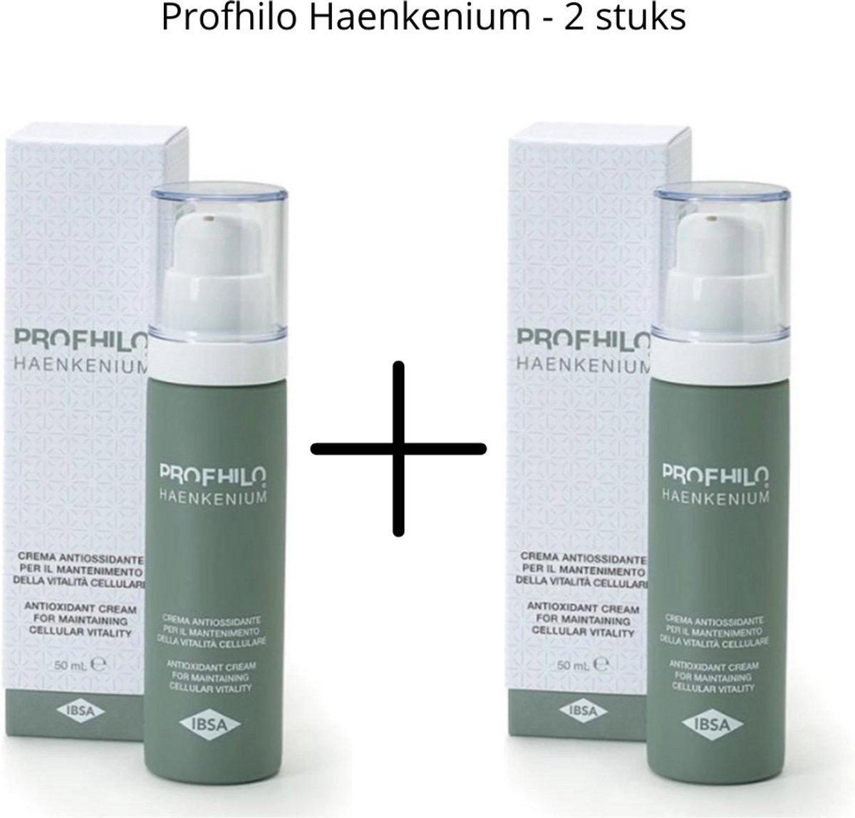 Profhilo Hankenium Serum / Dagcrème - 2 stuks - Hyaluronzuur - Hoge Kwaliteit Huidverzorging - SPF50 - Anti Rimpel Creme - Anti Veroudering Creme - Huisverzorging tegen Rimpels - Acne Dagcreme - Ontstekingsremmende Gezichtscrème