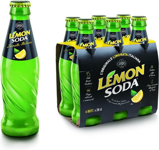 LemonSoda L'Originale 20cl flesjes - Lemon Soda - Frisdrank - Tray 24 stuks x 20cl